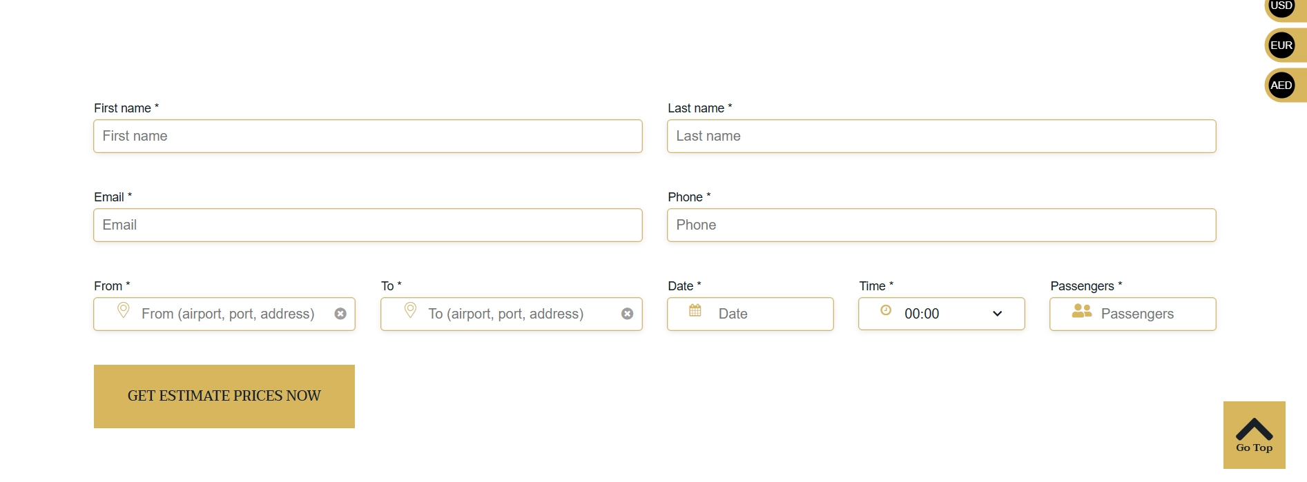 Capture d’écran a2z airport assist réalisation application sur mesure media web services6